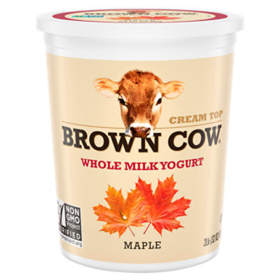 Brown Cow Cream Top Maple Whole Milk Yogurt, 32 oz. Carton