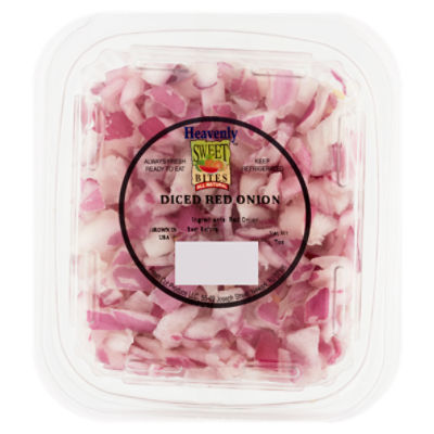 Heavenly Sweet Bites Diced Red Onion, 7 oz, 7 Ounce