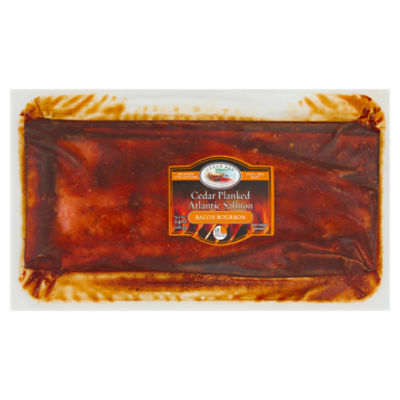 Cedar Bay Bacon Bourbon Cedar Planked Atlantic Salmon, 24 oz, 24 Ounce
