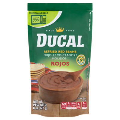 Ducal Refried Red Beans, 8 oz