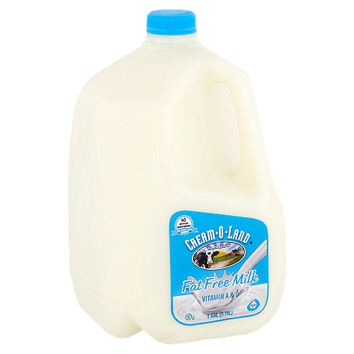 Cream-O-Land Fat Free Milk, 1 gal