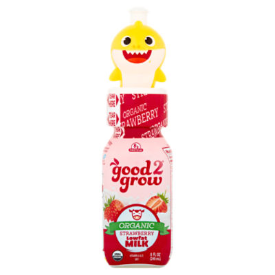 good2grow Organic Strawberry Lowfat Milk, 8 fl oz