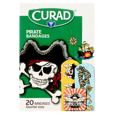 Curad Pirates Bandage, 20 count