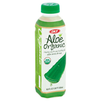 OKF Organic Aloe Vera Drink, 16.9 fl oz