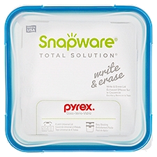 Pyrex Snapware Total Solution 4 Cup Glass Food Storage with Write & Erase Lid