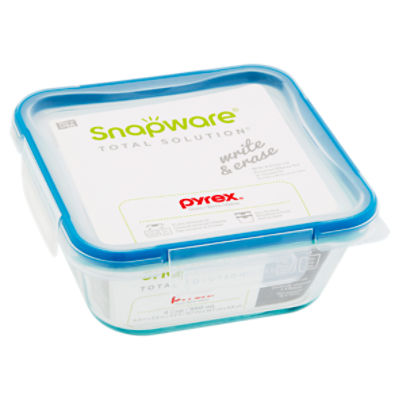 Total Solution® Pyrex® 4-piece Glass Storage Set with Plastic Lids