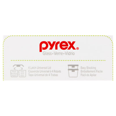 Snapware® Total Solution® Pyrex® Glass Containers - Blue, 4 ct - Fred Meyer