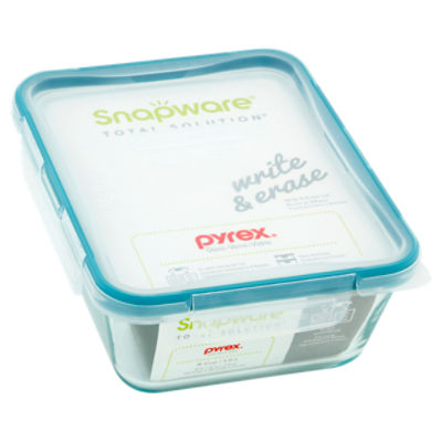 Snapware Total Solution Pyrex Write & Erase Glass Container 4 Cup