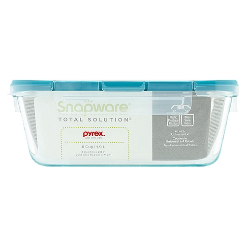 Snapware® Total Solution® Pyrex® Covered Glass Squares, 3 pk - Kroger