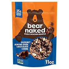 Bear Naked Hazelnut Almond Dark Chocolate Chunk Granola Cereal, 11 oz
