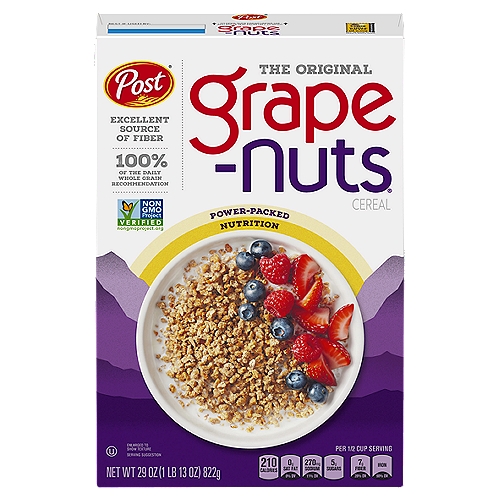 Post Grape-Nuts The Original Cereal, 29 oz
Power-packed nutrition
