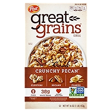 Post Great Grains Crunchy Pecan Cereal, 16 oz, 16 Ounce
