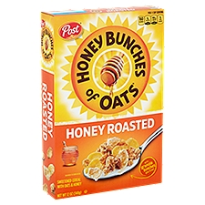 Honey Bunches of Oats Honey Bunches of Oats Cereal Honey Roasted Sweetened with Oats & Honey, 12 Ounce