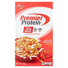Post Premier Protein Mixed Berry Almond Cereal, 8.5 oz
