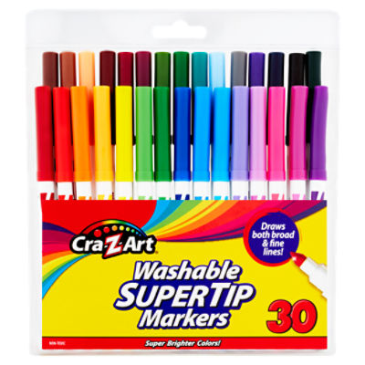 Cra-Z-Art Washable Glitter Bright Color Markers - Shop Markers at H-E-B