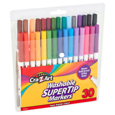 Crazart Washable Super Tip Markers 64 Count, 50 OFF
