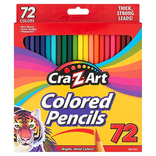Cra-Z-Art Colored Pencils, 72 count