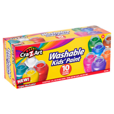 Cra-Z-Art Washable Kids' Paint, 3+, 2 fl oz, 10 count