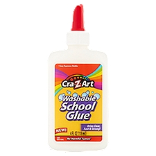 Cra-Z-Art Washable School Glue, 4 fl oz, 4 Ounce