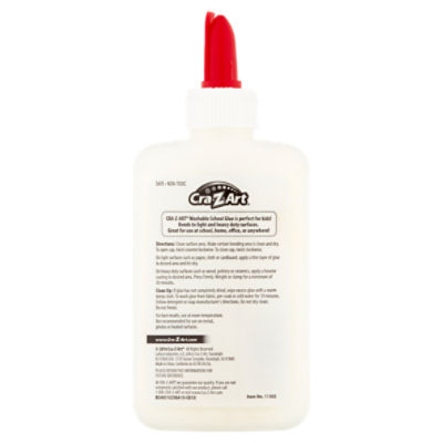 Cra-Z-Art Washable School Glue, 4 oz, 10 Bottles ( 11302 ) ~ Brand New