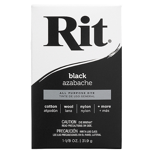 Rit Black All Purpose Dye, 1-1/8 oz