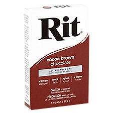 Rit Cocoa Brown Chocolate, All Purpose Dye, 1.13 Ounce