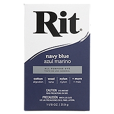 Rit Navy Blue, All Purpose Dye, 1.13 Ounce