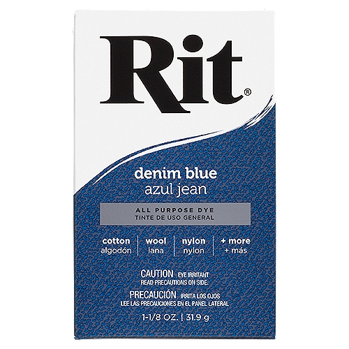 Denim Blue 1.13 oz Rit All-Purpose Powder Dye 