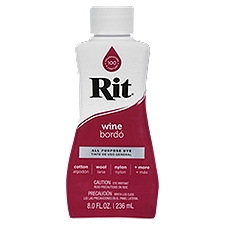 Rit Dye Liquid Wine 8oz, 8 Fluid ounce