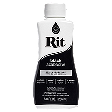 Rit All Purpose Liquid Dye, Black, 8 Fluid ounce