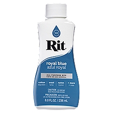 Rit Royal Blue All Purpose Dye, 8.0 fl oz, 8 Fluid ounce