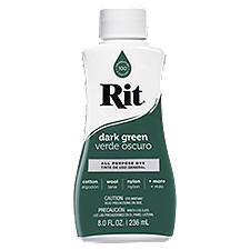 Rit Dark Green All Purpose Dye, 8.0 fl oz
