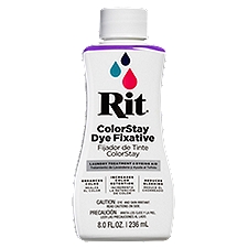Rit Laundry Treatment & Dyeing Aid, ColorStay Dye Fixative, 8 Fluid ounce