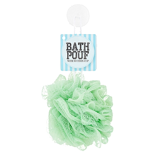 Bath Pouf with Suction Cup