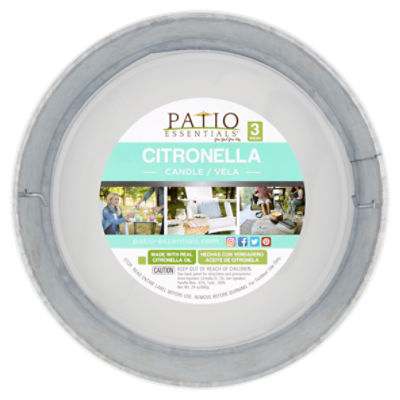 Patio Essentials Citronella Candle, 24 oz ShopRite