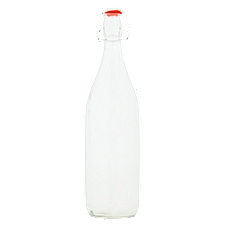 34oz Clear Bottle with Swingtop, 1 Each