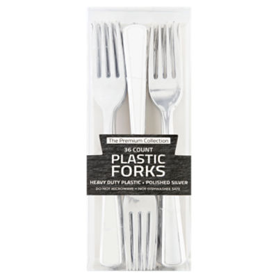 The Premium Collection Plastic Forks, 36 count