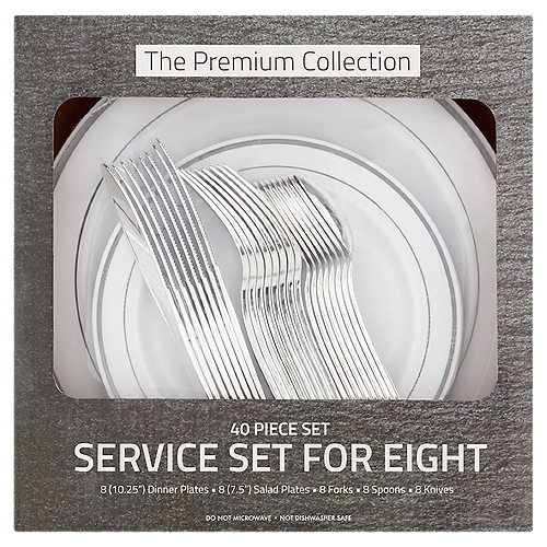The Premium Collection Service Set for Eight, 40 Piece Set