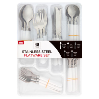 Laguiole - Cutlery set for 12 (48) - Plastic, Steel (stainless