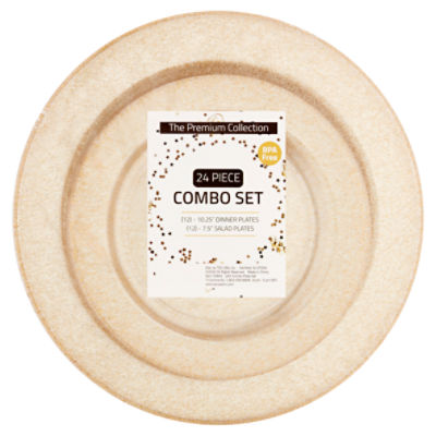 The Premium Collection Combo Plate Set, 24 count