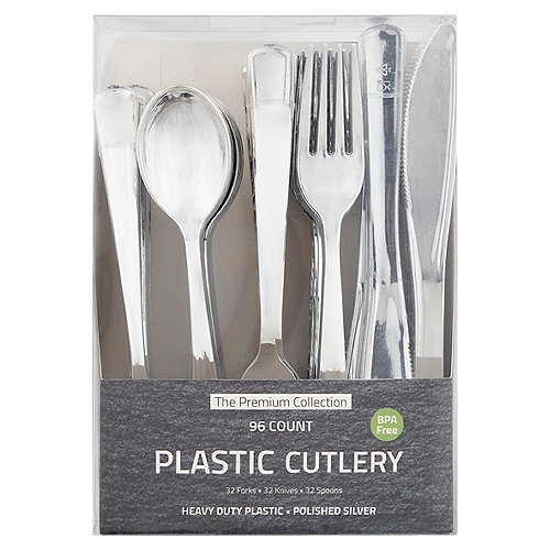 The Premium Collection Plastic Cutlery, 96 count