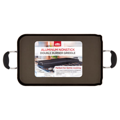 Chef Elect Aluminum Nonstick Double Burner Griddle