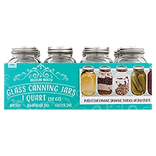 Chef Elect Regular Mouth 1 Quart Glass Canning Jars, 12 count, 12 Each