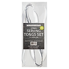 8.7 Inches Long Serving Tongs Set, 2 count