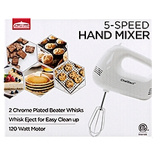 ChefElect 5-Speed, Hand Mixer, 1 Each