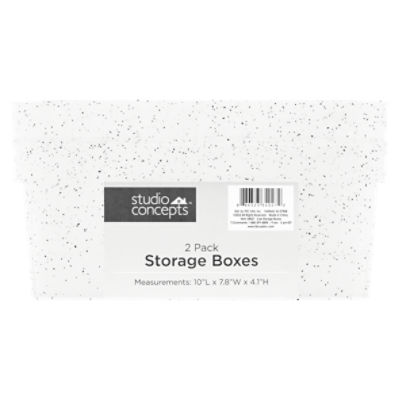 Studio Concepts Storage Boxes, 2 count