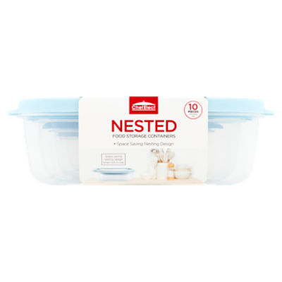 Chef Elect 8 Cup Food Storage Containers, 2 count