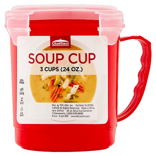 ChefElect 24 oz Soup Cup Container