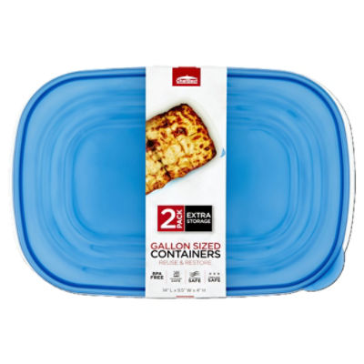 Chef Elect .75 Gallon Food Storage Container, 2 Count