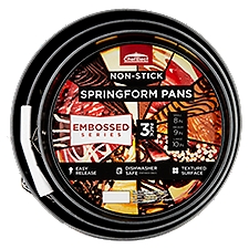 ChefElect Non-Stick Springform Pans, 3 count